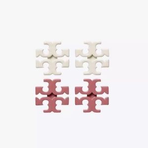 NWOT Tory Burch Powder-Coated Stud Earring